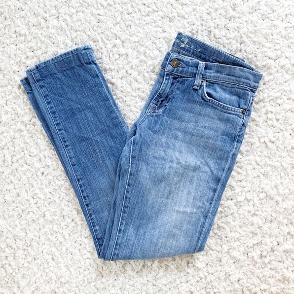 7 For All Mankind Roxanne Mid Rise Skinny Jeans - Picture 3 of 12